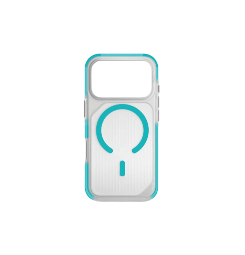 Uniq Combat Active Triple-Layered Rugged Protective Case for iPhone 17 Pro - Clear/Turquoise