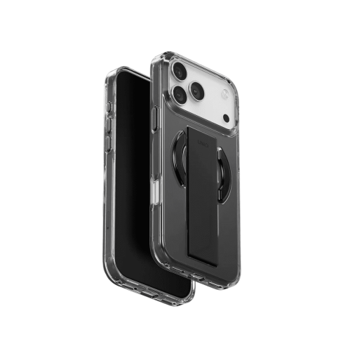 جراب UniQ Heldro Air Slim FlexGrip مع شحن مغناطيسي لهاتف iPhone 17 Pro Max - دخاني