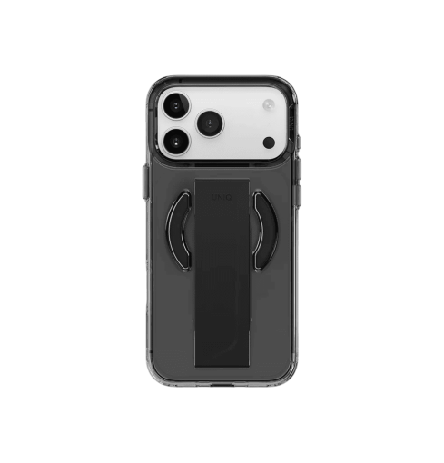 جراب UniQ Heldro Air Slim FlexGrip مع شحن مغناطيسي لهاتف iPhone 17 Pro Max - دخاني