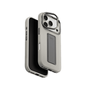 Uniq Heldro Pro FlexGrip Leatherette Case for iPhone 17 Pro - Clay