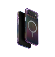 Uniq Iridescia Holographic Protective Case with MagClick Compatibility for iPhone Air - Midnight Quartz