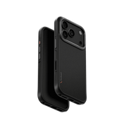 جراب UniQ Keva Tough الواقي من ألياف الأراميد لهاتف iPhone 17 Pro - أسود