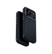 جراب UniQ Keva Tough الواقي من ألياف الأراميد لهاتف iPhone 17 Pro - أزرق ترانس