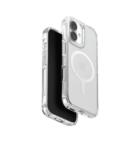 Uniq LifePro Xtreme Anti-Fingerprint Slim Hybrid Case with MagClick Compatibility for iPhone 17 - Clear