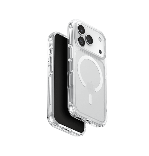 Uniq LifePro Xtreme Anti-Fingerprint Slim Hybrid Case with MagClick Compatibility for iPhone 17 Pro - Clear