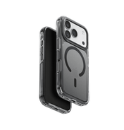 جراب UniQ LifePro Xtreme الهجين النحيف المقاوم لبصمات الأصابع والمتوافق مع MagClick لهاتف iPhone 17 Pro - دخاني