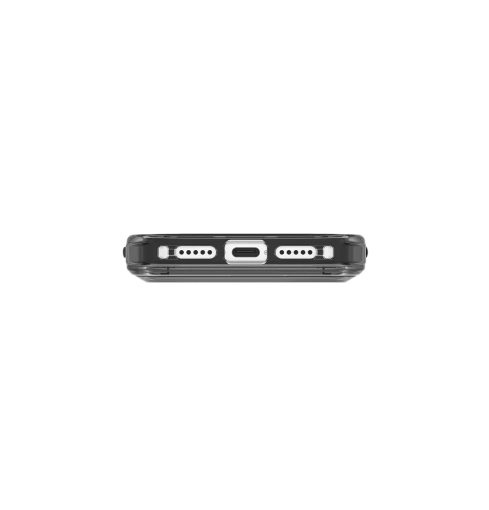 جراب UniQ LifePro Xtreme الهجين النحيف المقاوم لبصمات الأصابع والمتوافق مع MagClick لهاتف iPhone 17 Pro - دخاني