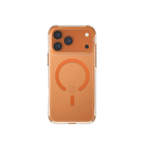 Uniq LifePro Xtreme Anti-Fingerprint Slim Hybrid Case with MagClick Compatibility for iPhone 17 Pro Max - Orange