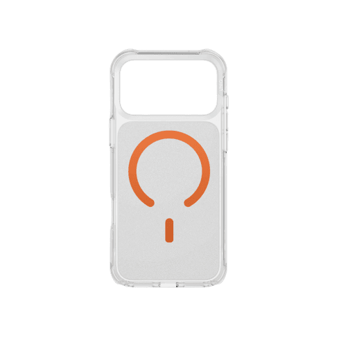 Uniq LifePro Xtreme Anti-Fingerprint Slim Hybrid Case with MagClick Compatibility for iPhone 17 Pro Max - Orange