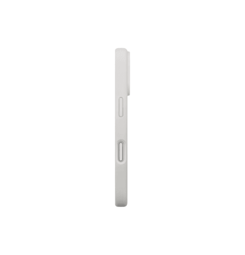جراب UniQ Lino الهجين المصنوع من السيليكون والمتوافق مع MagClick™ لهاتف iPhone 17 - رمادي