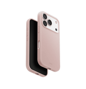 Uniq Lino Hybrid Silicone Case with MagClick Compatibility for iPhone 17 Pro - Blush Pink