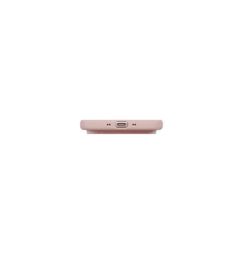 Uniq Lino Hybrid Silicone Case with MagClick Compatibility for iPhone 17 Pro - Blush Pink