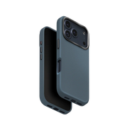 Uniq Lyden Premium Leatherette Case for iPhone 17 Pro - Ash Blue
