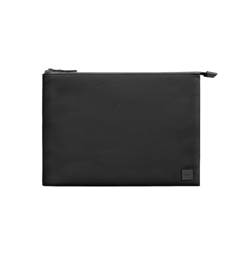 Uniq Lyon Slim Water-Resistant Nylon Laptop Sleeve Up to 14” - Midnight Black