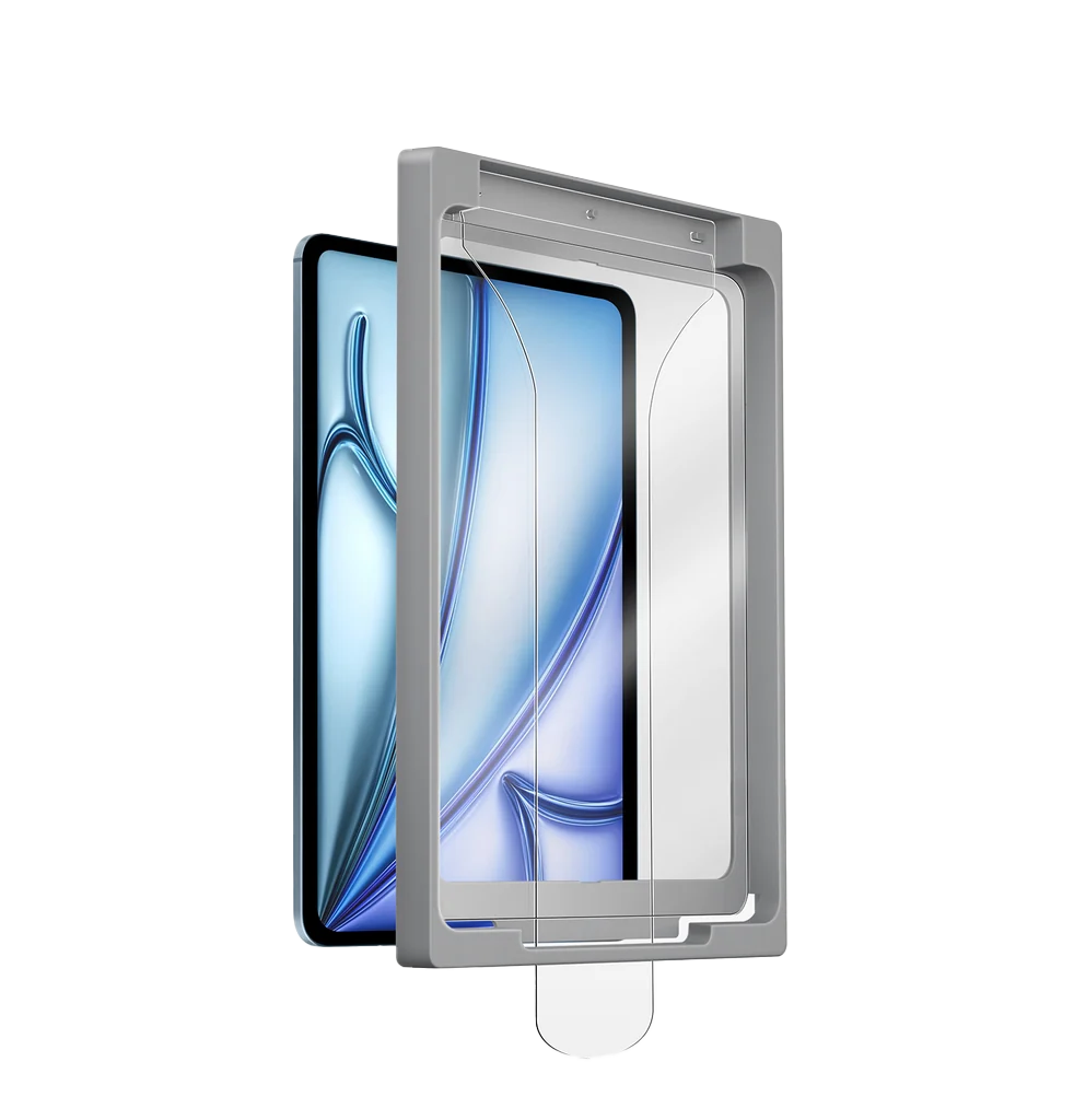 Uniq Optix EXOFit Tempered Glass Screen Protector for iPad Air 11 M2-M3 (2024) - Clear