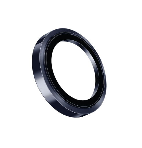 Uniq Optix Prime Stainless Steel Camera Lens Protector for iPhone 17 Pro / 17 Pro Max - Navy Chrome