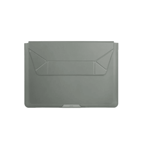 Uniq Oslo Laptop Sleeve with Foldable Stand Up to 14” - Lichen Green