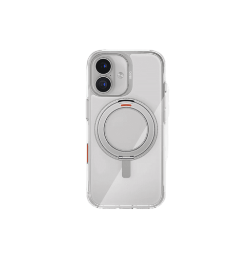 Uniq Swivix 360 Rotating Kickstand Case for iPhone 17 - Clear