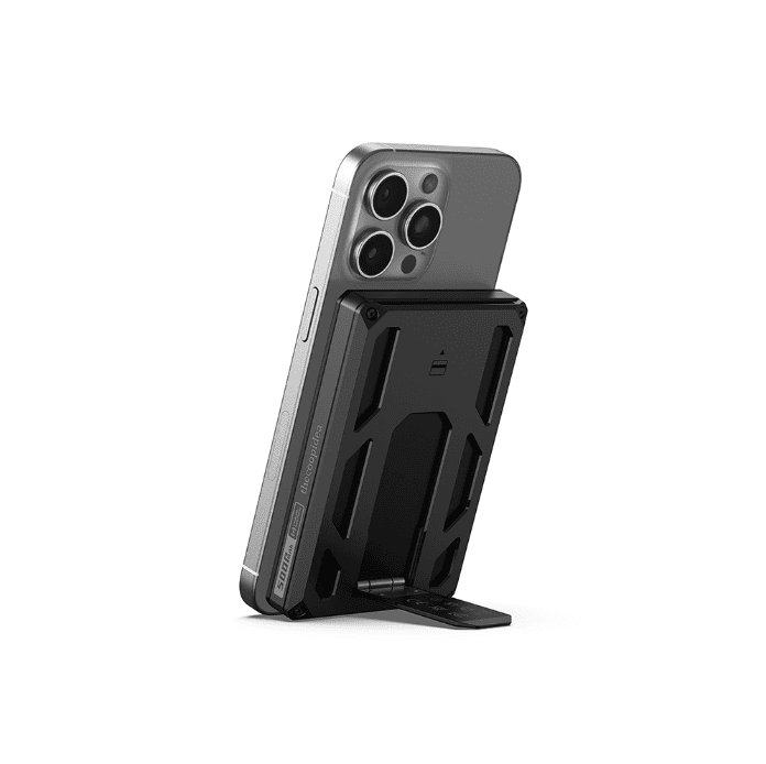 VEGER X5 6-in-1 5000mAh WalletTrack Power Bank with Find My - Black
