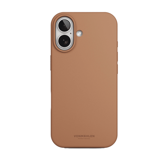 جراب Vonmahlen من السيليكون الناعم لهاتف iPhone 17 - كريمي
