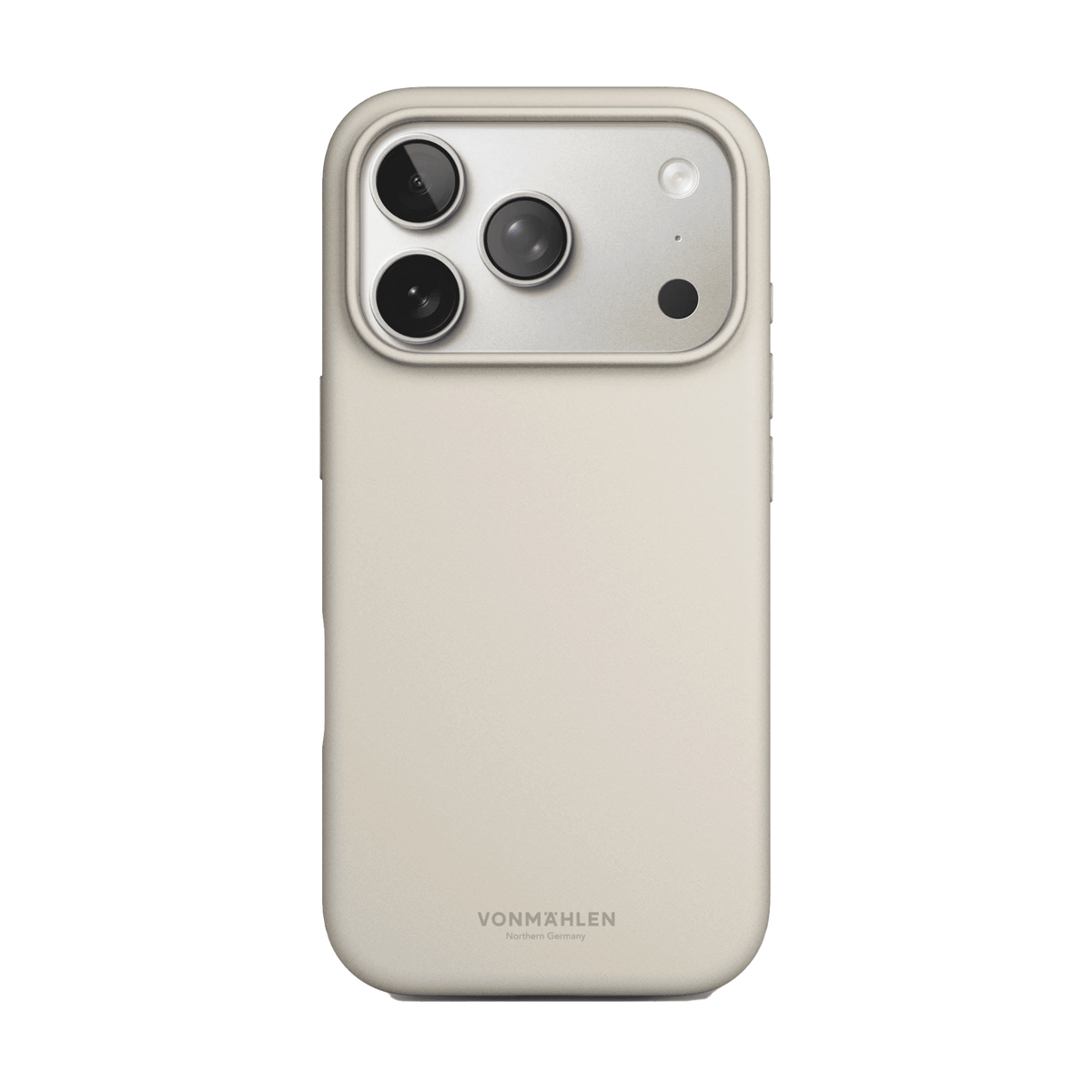 Vonmahlen Soft Silicone Case iPhone 17 Pro - Cream