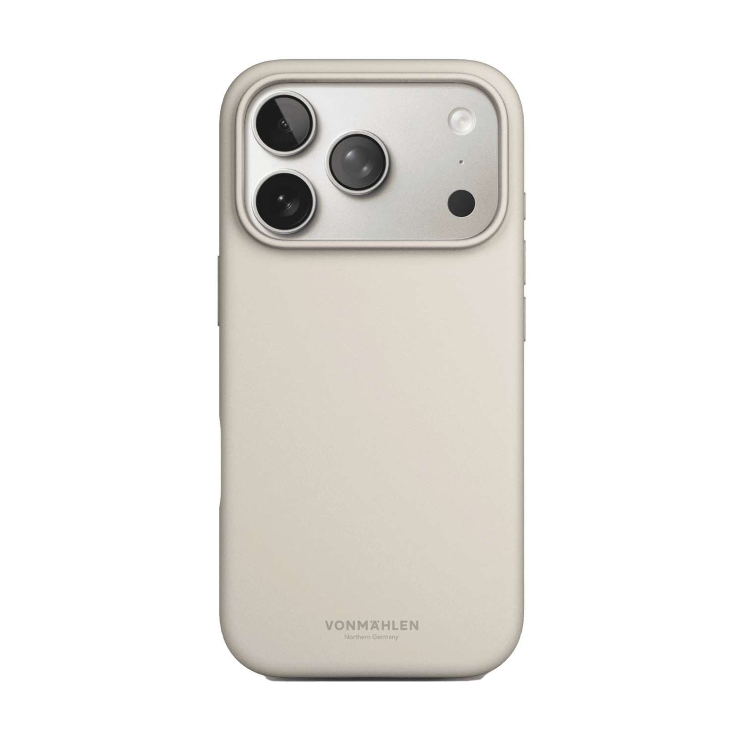 Vonmahlen Soft Silicone Case iPhone 17 Pro - Cream