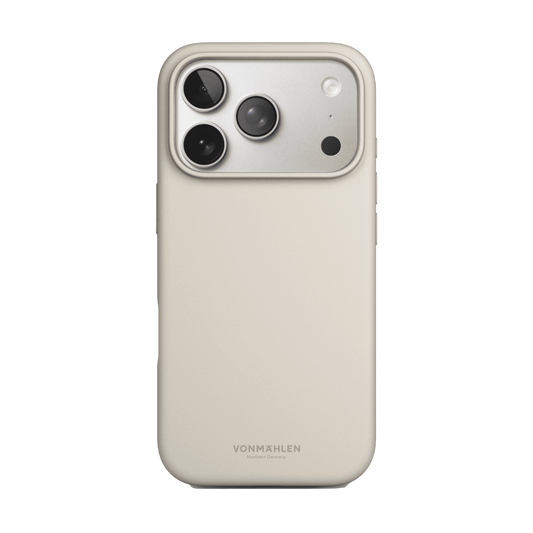 Vonmahlen Soft Silicone Case iPhone 17 Pro - Cream