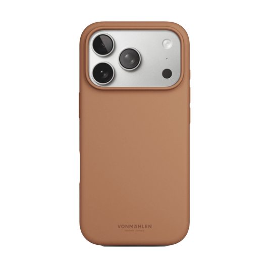 Vonmahlen Soft Silicone Case iPhone 17 Pro - Dark Cream