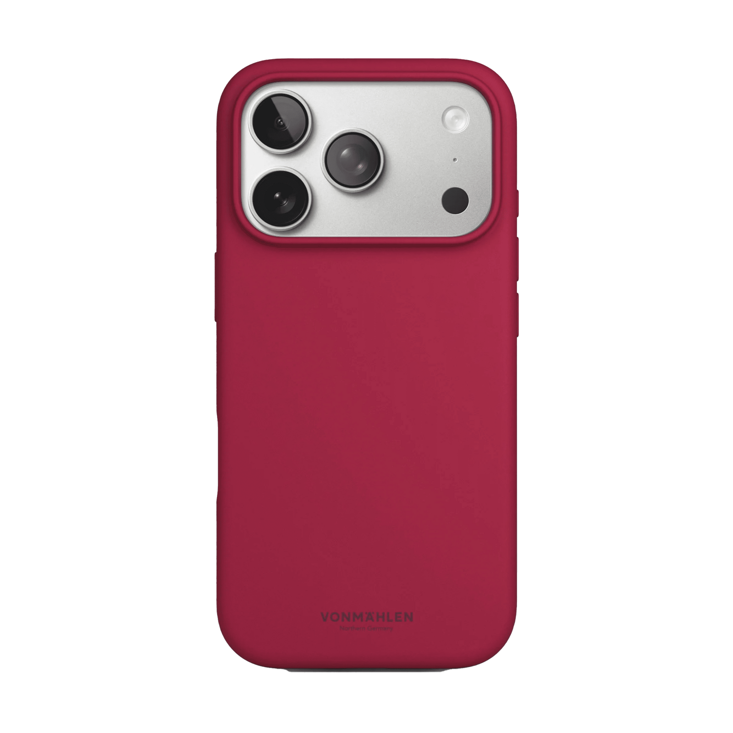 Vonmahlen Soft Silicone Case iPhone 17 Pro - Dark Red