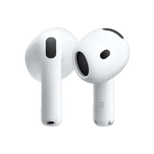 Front view of the Apple AirPods 5 with Wireless Charging Case available at Tradeline.