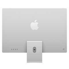 Rear panel view of the clean silver finish on the 24-inch iMac Retina 4.5K M4 512GB from Tradeline.