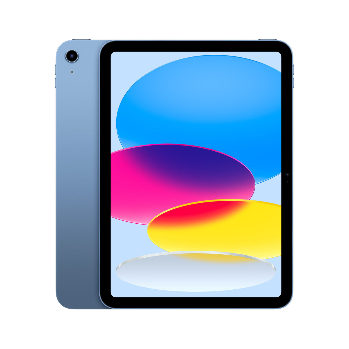 Front display view of the Apple iPad A16 Wi-Fi 128GB in Blue available at Tradeline.