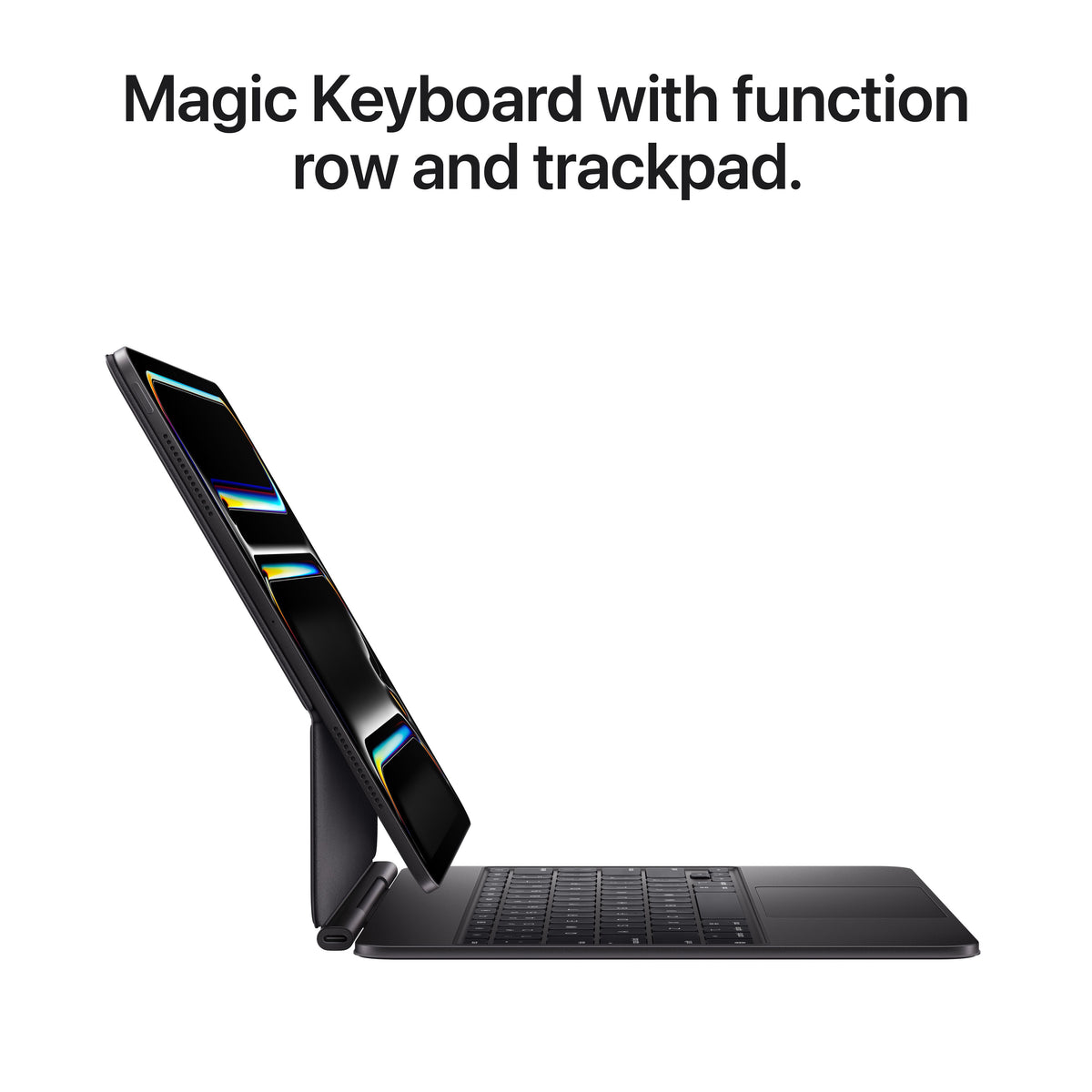 Apple iPad Pro M5 11-inch Wi-Fi 256GB Silver coupled with Magic Keyboard and trackpad at Tradeline.