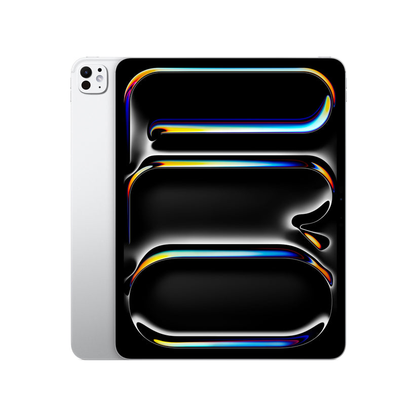 Back and side angle view of Apple iPad Pro M5 13-inch Wi-Fi 1TB Nano-texture Silver at Tradeline.