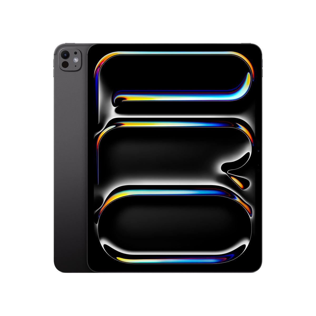 Back and side angle view of Apple iPad Pro M5 13-inch Wi-Fi 256GB Standard Glass Space Black at Tradeline.