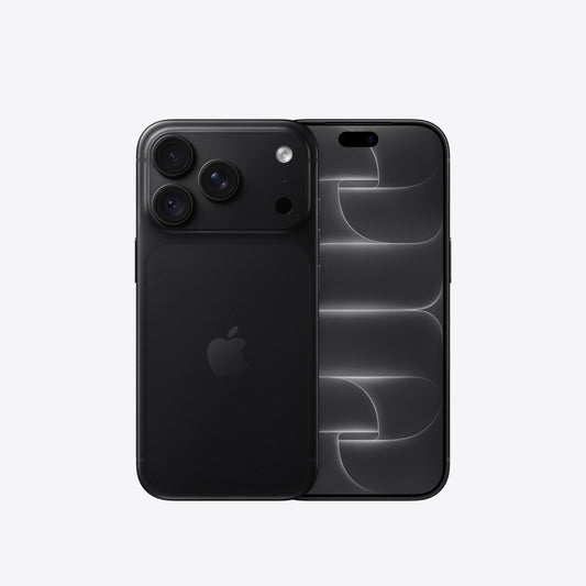 Front and back view of the Apple iPhone 18 Pro 1TB in Black available at Tradeline.