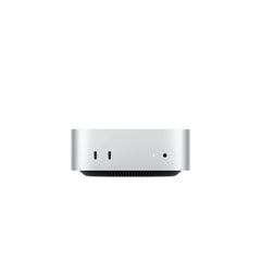 Front perspective view of the Mac mini M6 12-core CPU 12-core GPU 512GB Silver at Tradeline.