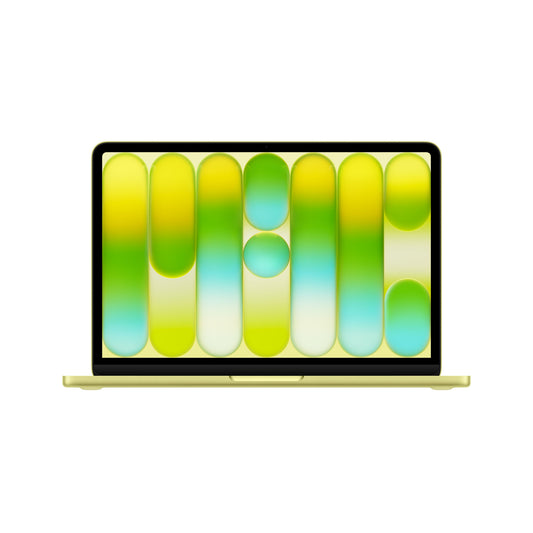 Front view display of the 13-inch MacBook Neo A18 Pro 512GB in Citrus available at Tradeline.