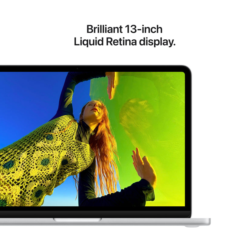 Close-up view of the 13-inch Retina display panel on the MacBook Neo A18 Pro 512GB Silver at Tradeline.