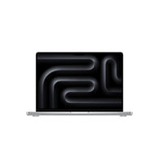 Front display view of the 14-inch MacBook Pro M5 10-core CPU 10-core GPU 1TB Silver at Tradeline.