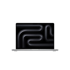 Front display view of the 14-inch MacBook Pro M5 10-core CPU 10-core GPU 1TB Silver at Tradeline.