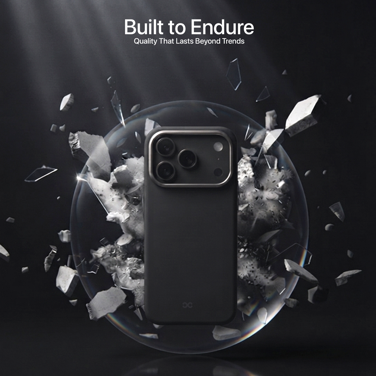 infyty LAVIO Premium Soft Silicone Case for iPhone 18 Pro - Black