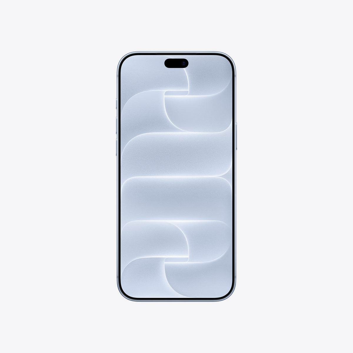 Front view of the iPhone 18 Pro Max 512GB Glacier smartphone from Tradeline Egypt.