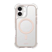 Rear view highlighting the classic look of the Laut AERO PROTECT case for iPhone 17 in Saddle Brown edition from Tradeline.