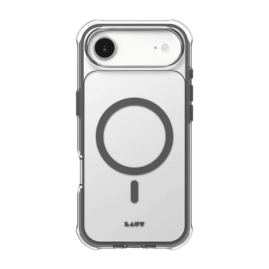 Rear view showcasing the premium finish of the Laut AERO PROTECT case for iPhone Air in Sadle Brown at Tradeline.