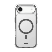 Rear view of the protective Laut AERO PROTECT case for iPhone Air in Shadow Grey available at Tradeline.
