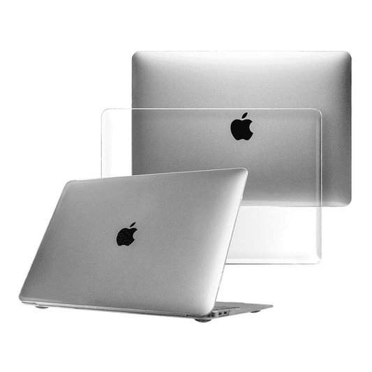displaying the ultra-slim LAUT CRYSTAL-X laptop cover for MacBook Air 15-inch 2023 in Crystal from Tradeline.