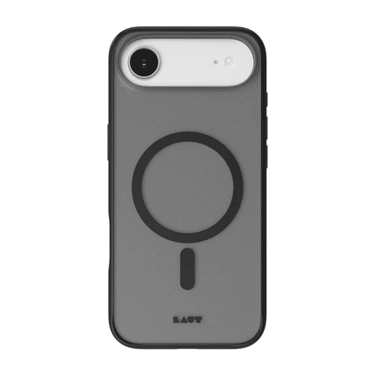 Front view of the premium Laut HUEX PROTECT case for iPhone Air in Black sleek finish available at Tradeline.