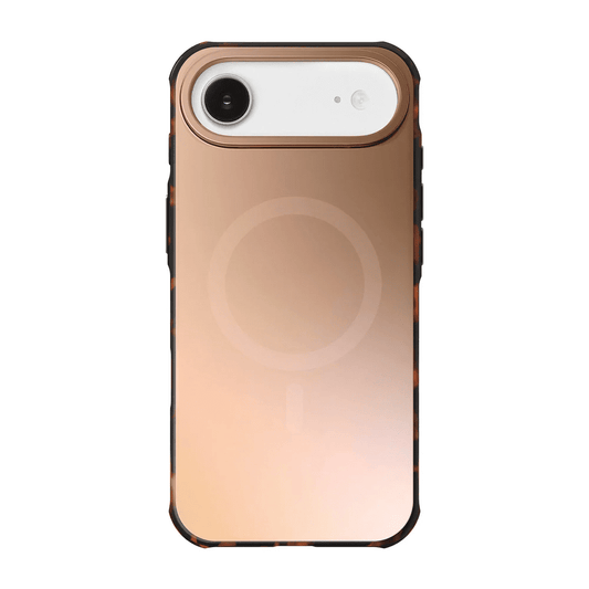 Front view of the premium Laut HUEX WAVE case for iPhone Air in Caramel Gold available at Tradeline.