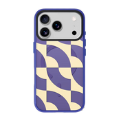 Rear view of the durable Laut KEYKO POP shockproof case for iPhone 17 Pro in Indigo Tide at Tradeline.
